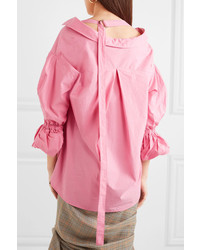 Camicia elegante rosa di Rejina Pyo