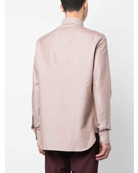 Camicia elegante rosa di Zegna
