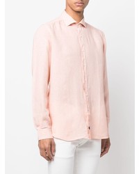Camicia elegante rosa di Fay