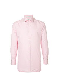 Camicia elegante rosa di Gieves & Hawkes