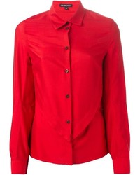 Camicia elegante rossa di Ann Demeulemeester