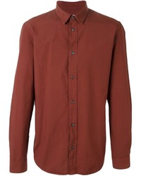 Camicia elegante rossa di Maison Margiela