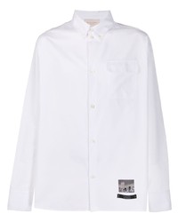 Camicia elegante stampata bianca di Buscemi