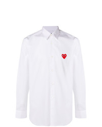 Camicia elegante stampata bianca di Comme Des Garcons Play