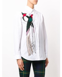 Camicia elegante stampata bianca di N°21