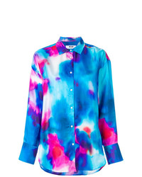 Camicia elegante stampata multicolore di MSGM