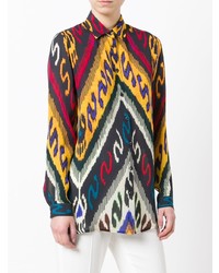 Camicia elegante stampata multicolore di Etro