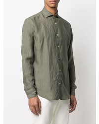 Camicia elegante verde oliva di Eleventy
