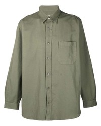 Camicia elegante verde oliva di Closed