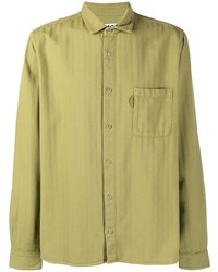 Camicia elegante verde oliva di YMC