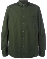 Camicia elegante verde scuro di Oamc