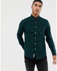 Camicia elegante verde scuro di Pull&Bear
