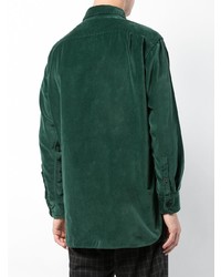 Camicia elegante verde scuro di Casey Casey