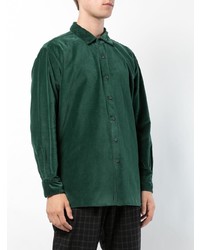Camicia elegante verde scuro di Casey Casey