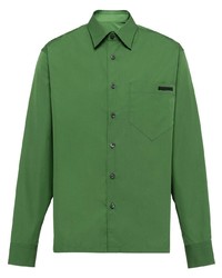 Camicia elegante verde di Prada
