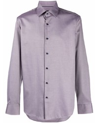 Camicia elegante viola chiaro di BOSS