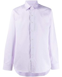Camicia elegante viola chiaro di Canali