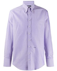 Camicia elegante viola chiaro di DSQUARED2
