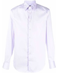 Camicia elegante viola chiaro di Emporio Armani