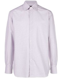 Camicia elegante viola chiaro di Ermenegildo Zegna