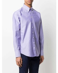 Camicia elegante viola chiaro di DSQUARED2