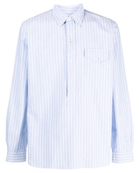 Camicia giacca a righe orizzontali azzurra di Polo Ralph Lauren