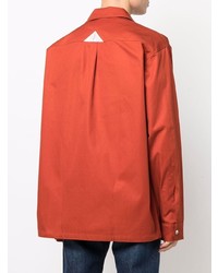 Camicia giacca arancione di Diesel