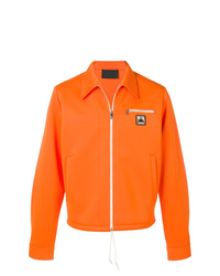 Camicia giacca arancione di Prada