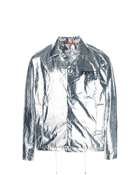 Camicia giacca argento di Oamc