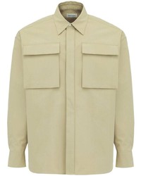 Camicia giacca beige di Alexander McQueen