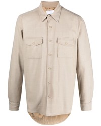 Camicia giacca beige di Aspesi