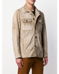 Camicia giacca beige di Ajmone
