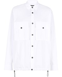 Camicia giacca bianca di Balmain