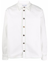 Camicia giacca bianca di Bottega Veneta