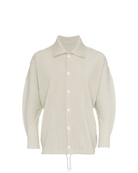 Camicia giacca bianca di Homme Plissé Issey Miyake