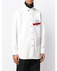 Camicia giacca bianca di Raf Simons