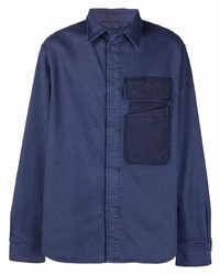 Camicia giacca blu scuro di Diesel