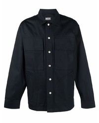 Camicia giacca blu scuro di Diesel