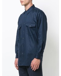 Camicia giacca blu scuro di Julien David