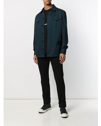 Camicia giacca blu scuro di Karl Lagerfeld