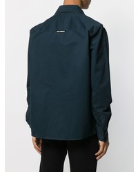 Camicia giacca blu scuro di Karl Lagerfeld