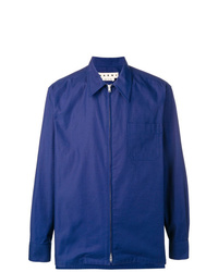 Camicia giacca blu scuro di Marni