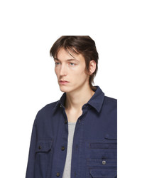 Camicia giacca blu scuro di Acne Studios