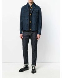 Camicia giacca blu scuro di Gucci