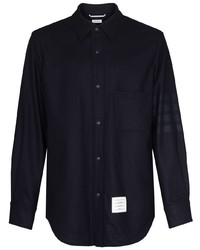 Camicia giacca blu scuro di Thom Browne