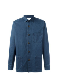 Camicia giacca blu di Schnaydermans