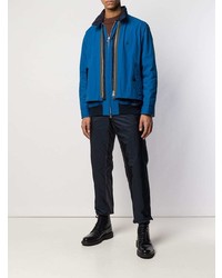 Camicia giacca blu di Sacai