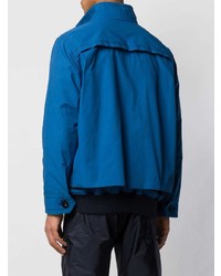 Camicia giacca blu di Sacai
