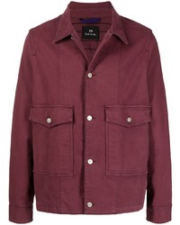 Camicia giacca bordeaux di PS Paul Smith