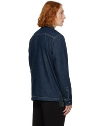 Camicia giacca di jeans blu scuro di BOSS